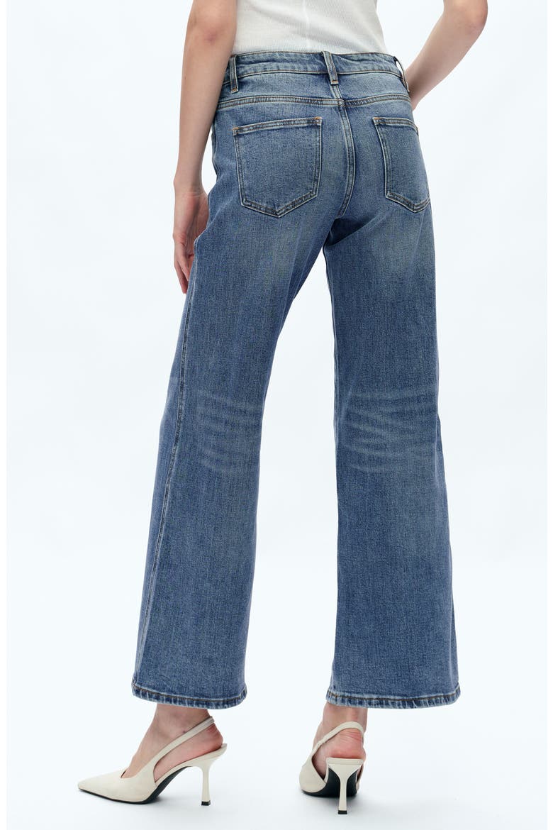Kristy Ankle Straight Leg Jeans, Alternate, color, CHILLY BLUE