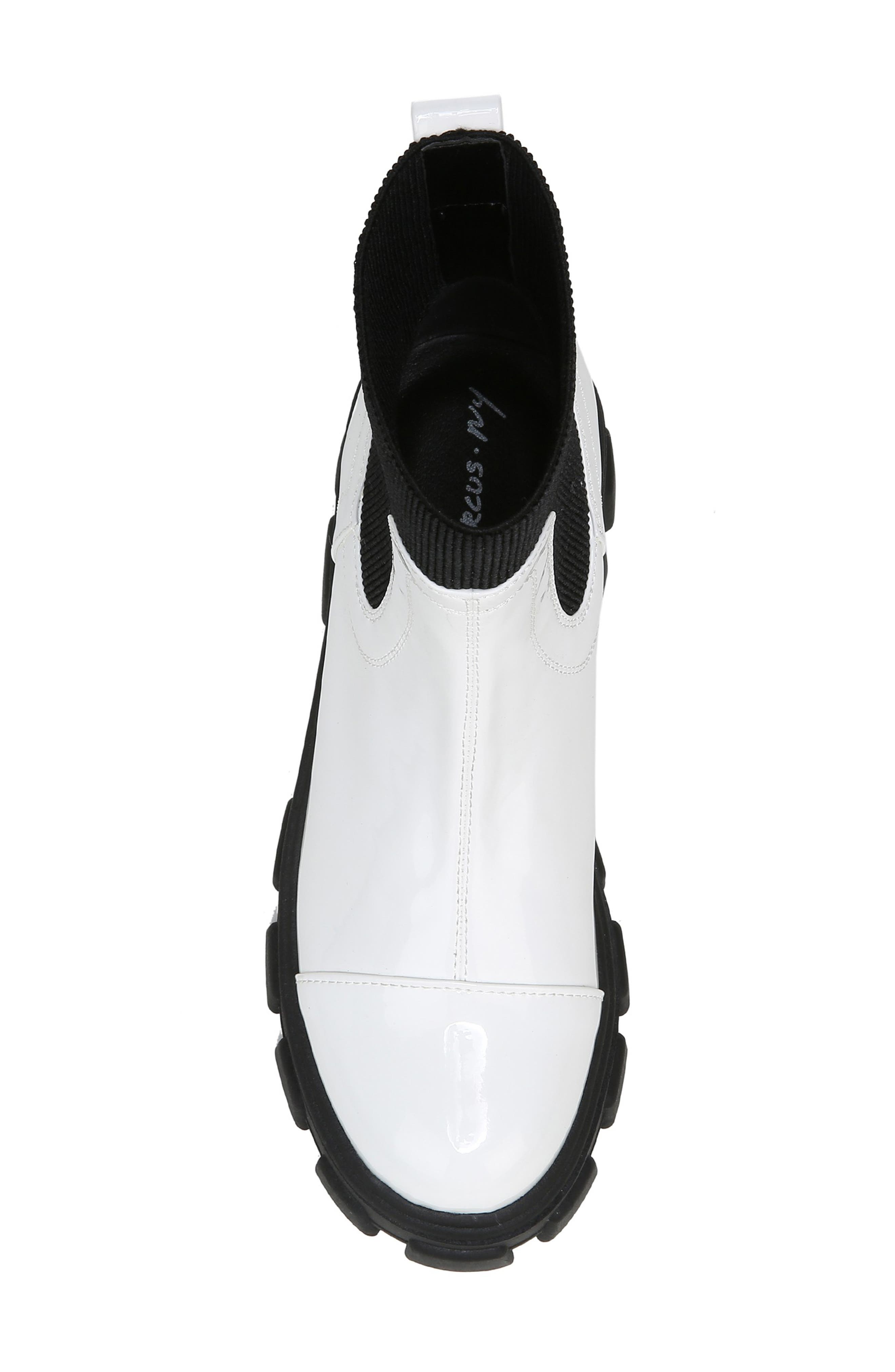Davina Cap Toe Lug Sole Bootie, Alternate, color, BRIGHT WHITE