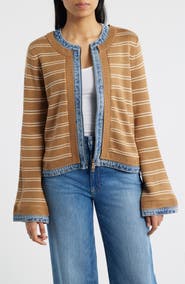 Wit & Wisdom Mixed Media Jacket