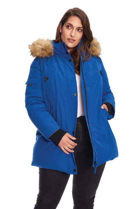 GLACIER PLUS SIZE - Vegan Down Classic Winter Parka Jacket