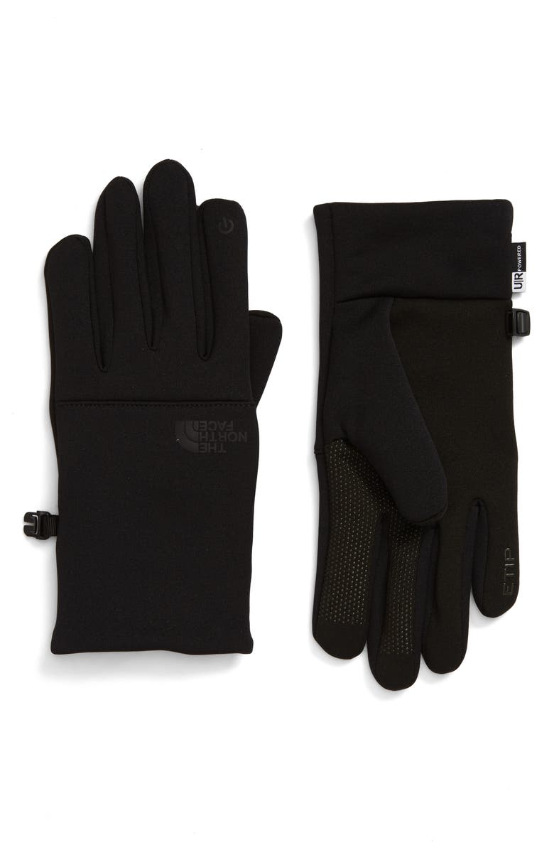 The North Face Etip Gloves, Main, color, Tnf Black