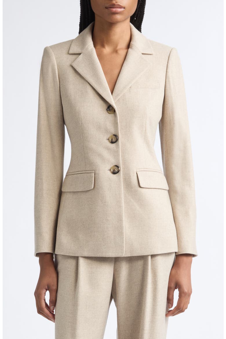 Raelynn Dickey Blazer, Main, color, OATMEAL MELANGE