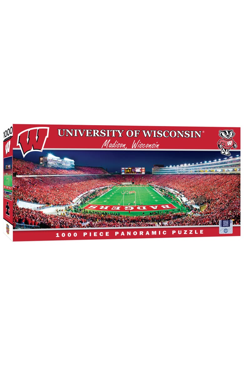 Wisconsin Badgers 1000pc Pano Puzzle, Main, color, Multicolor