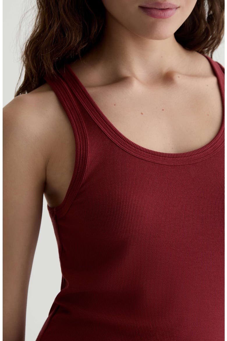 Ashley Scoop Neck Tank, Alternate, color, ADOBE CLAY