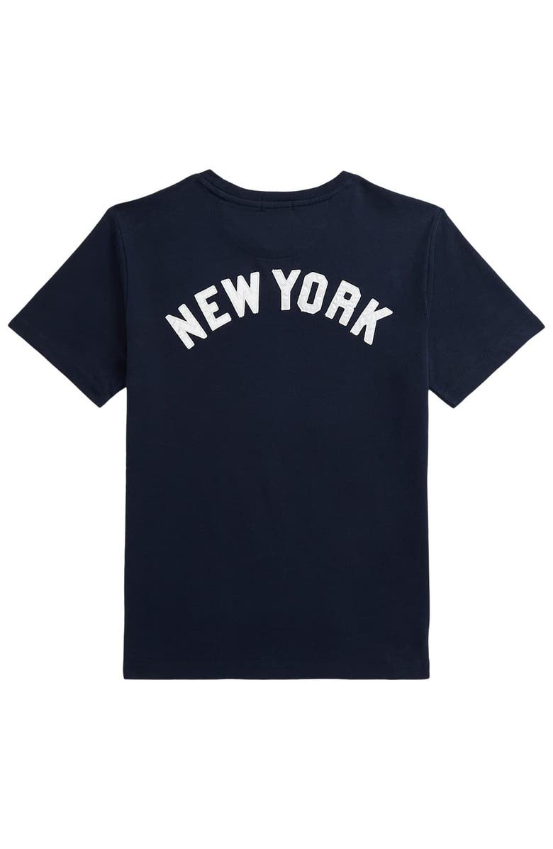 Polo Ralph Lauren Youth Polo Ralph Lauren  Navy Yankees  Jersey T-Shirt, Alternate, color, 