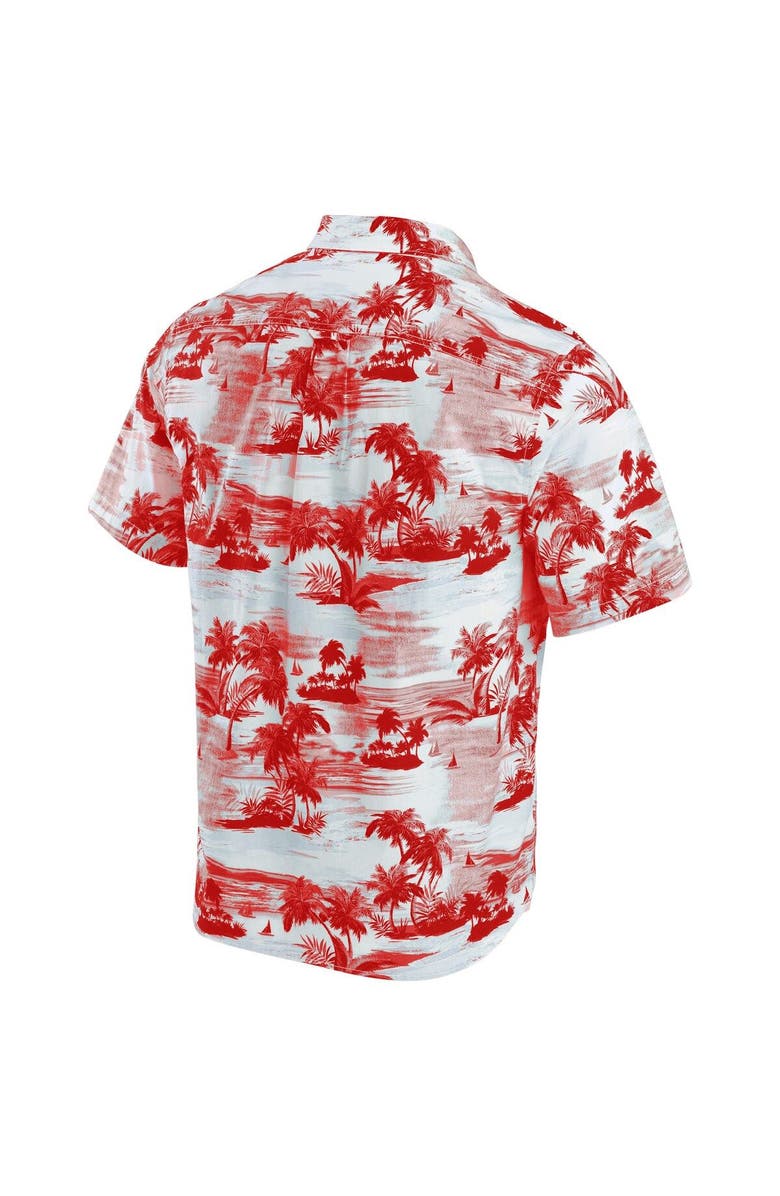 Tommy Bahama Men's Tommy Bahama  Red Maryland Terrapins Tropical Horizons Button-Up Shirt, Alternate, color, 