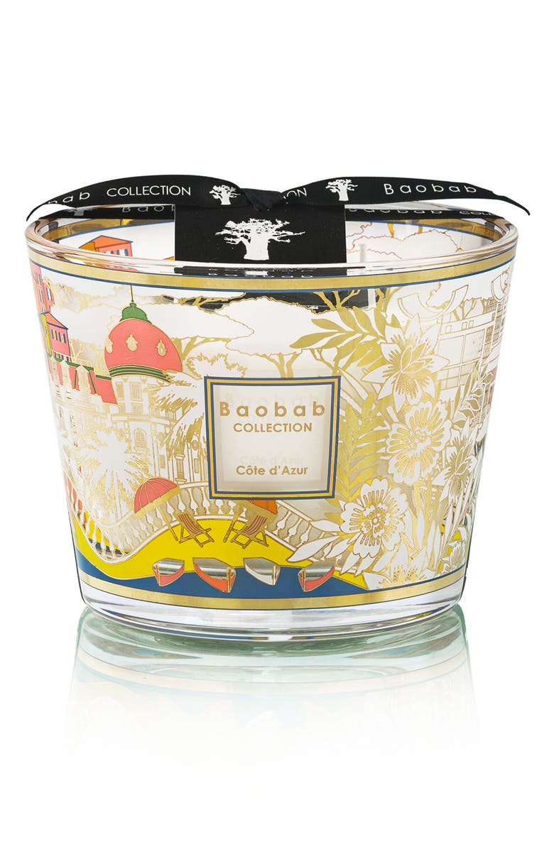 Baobab Collection Côte de d'Azur Scented Candle, Main, color, White Multi