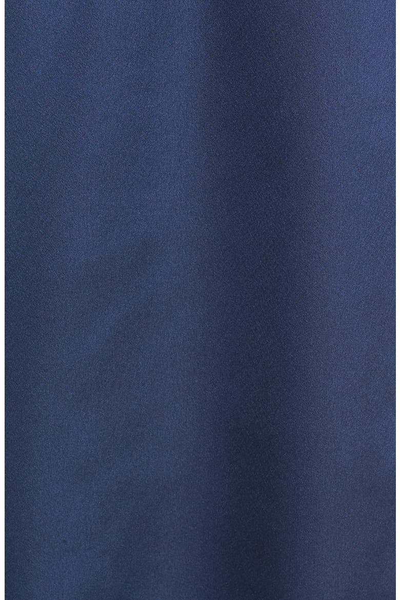 Satin Wrap Dress, Alternate, color, NAVY