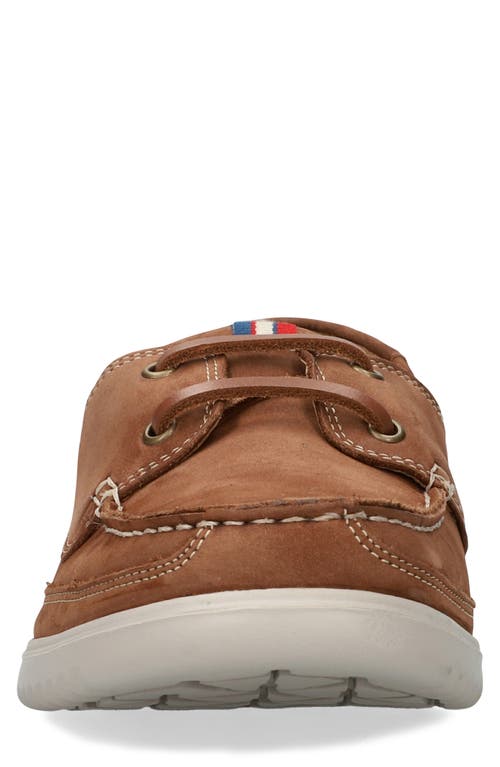 Mephisto Trevis Boat Shoe In Brown