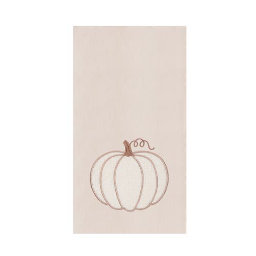 C & F Home C&f Home Cable Knit Pumpkin 100% Cotton Flour Sack Kitchen Dishtowel In Neutral