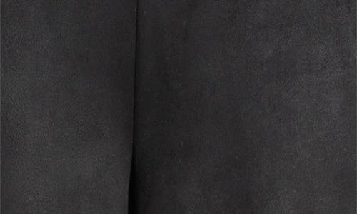 Hue Faux Suede Wide Leg Pants In Black