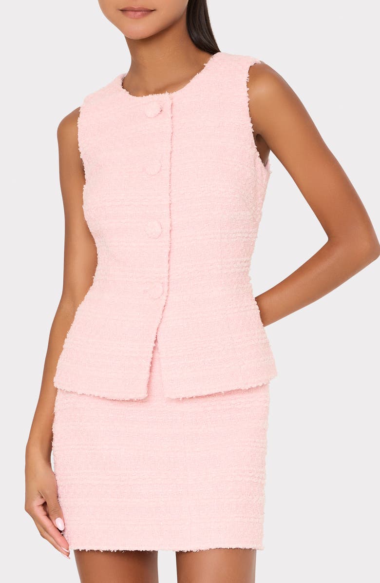 Milly Bryn Tweed Top, Alternate, color, 