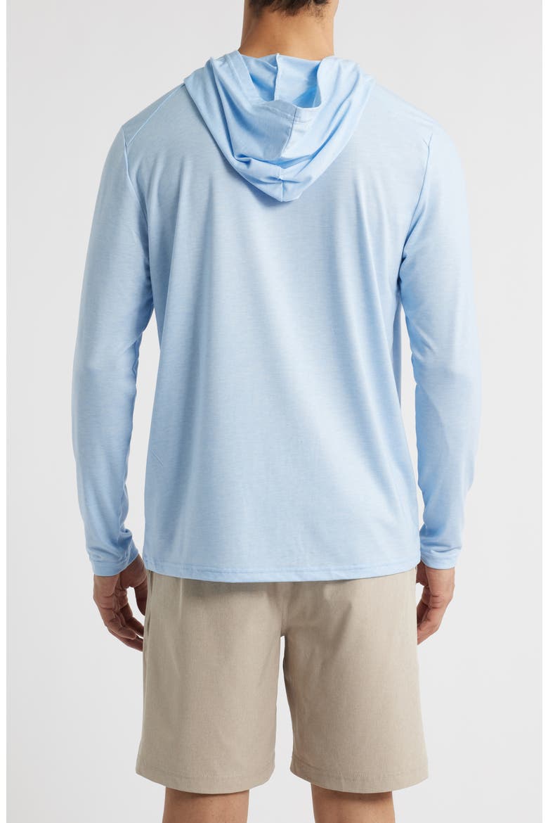 The Seabreeze Performance Pullover Hoodie, Alternate, color, BLUE GLOW