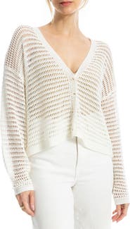 MAX STUDIO Crochet Cardigan