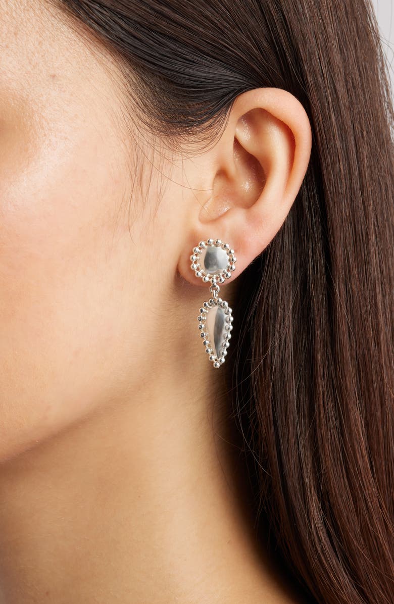 Child of Wild Kata Teardrop Earrings, Alternate, color, Silver