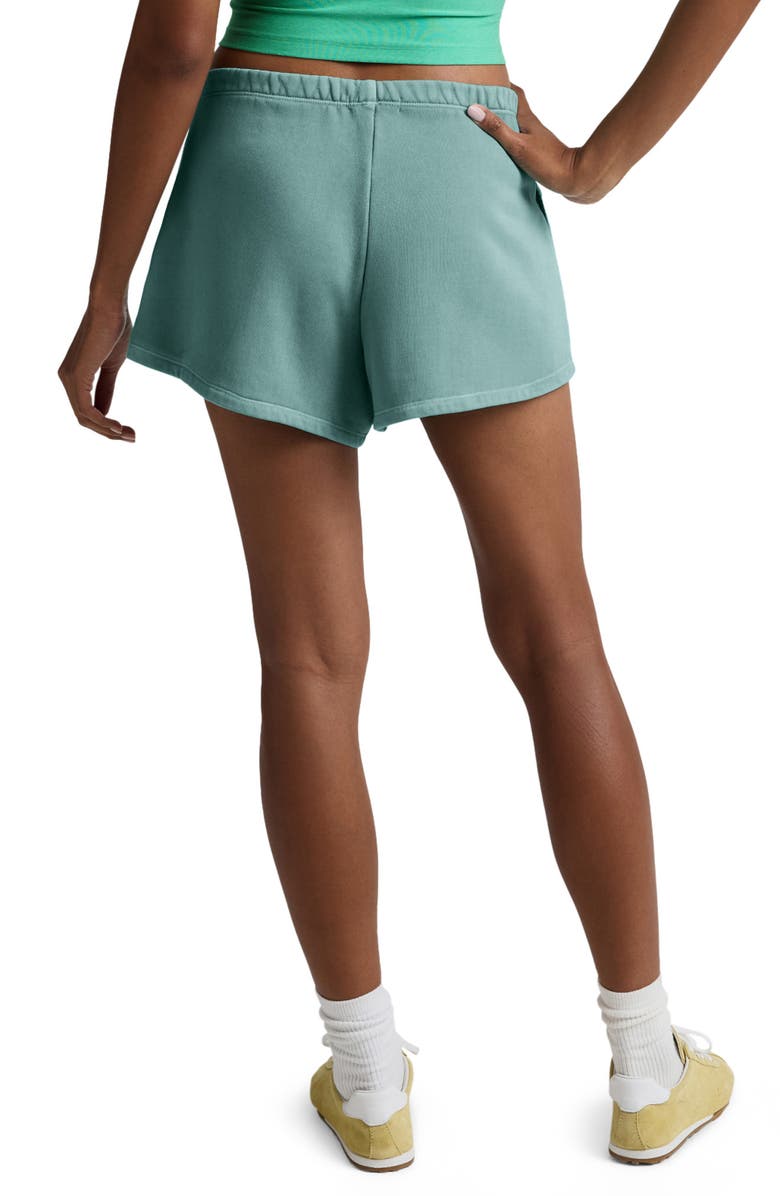 Beyond Yoga Fade Out Sweat Shorts, Alternate, color, Washed Teal Sea