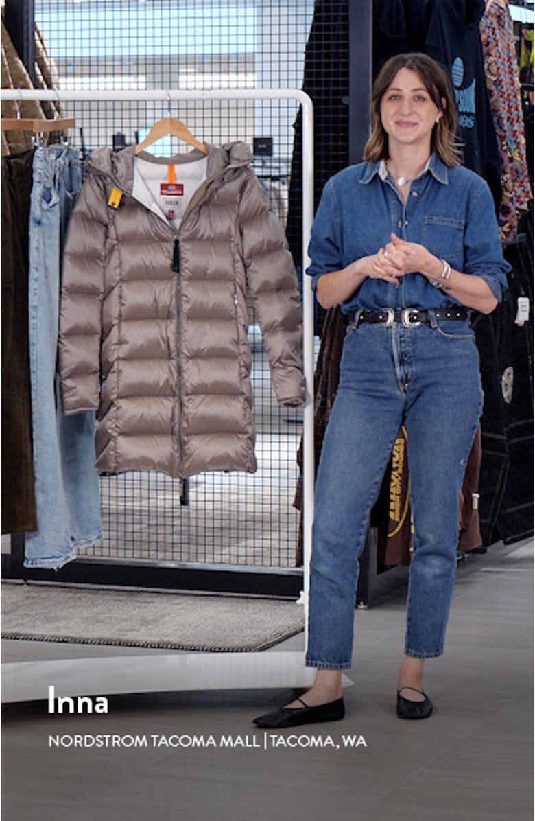 Marion Water Repellent 750 Fill Power Down Puffer Coat, sales video thumbnail