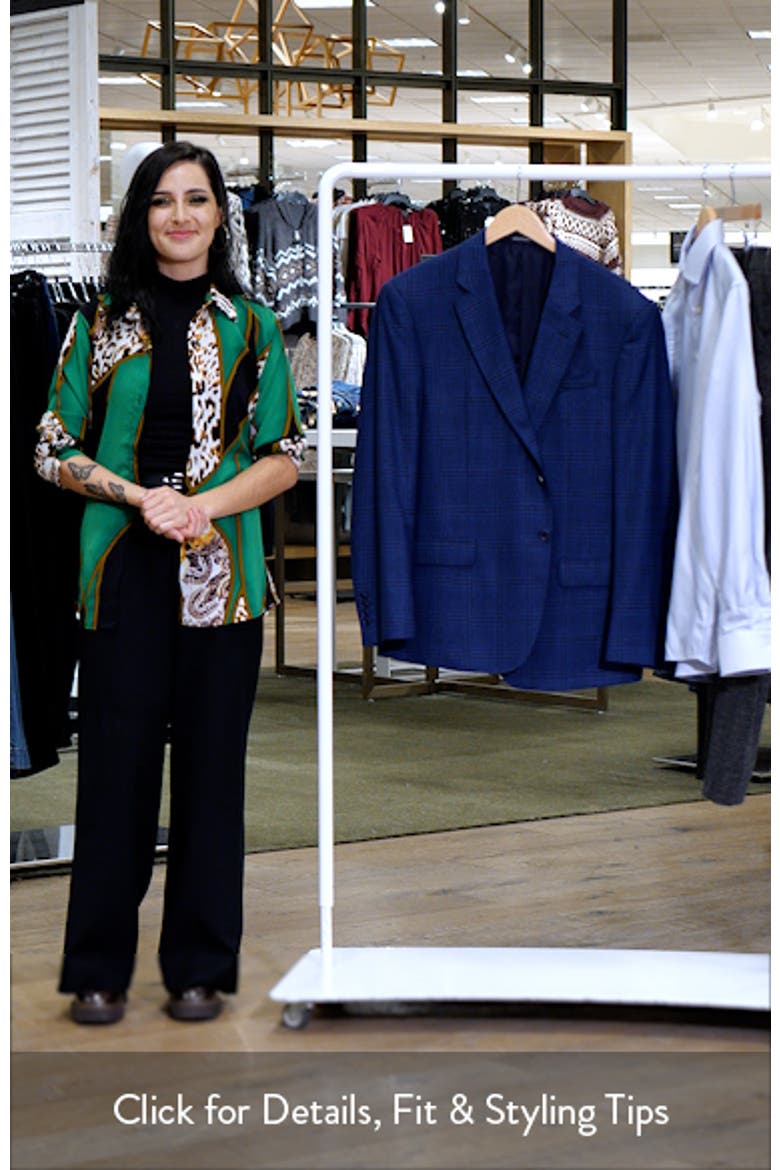 G-Line Textured Navy Check Sport Coat video