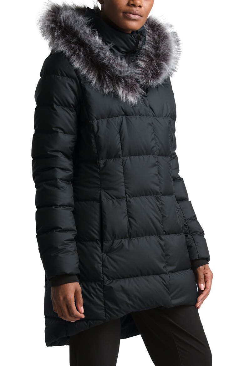 Dealio 550 Fill Power Down Parka, Alternate, color, TNF BLACK