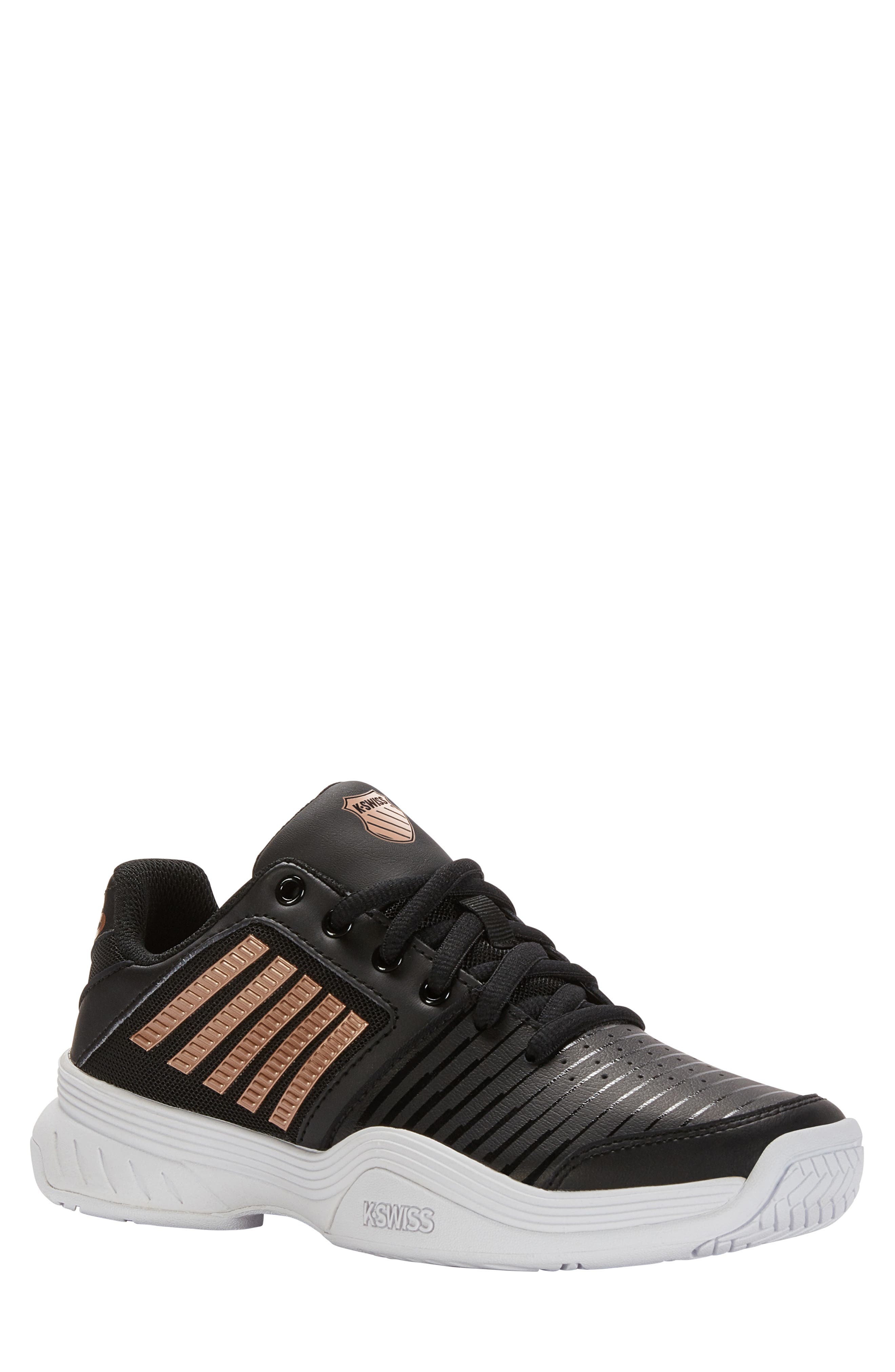 K-Swiss Court Express Leather Sneaker, Main, color, 