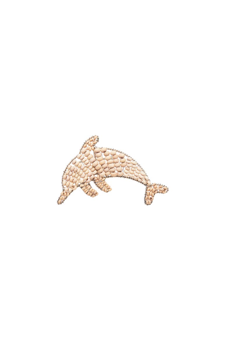 Dolphin Napkin Ring, Main, color, Gold