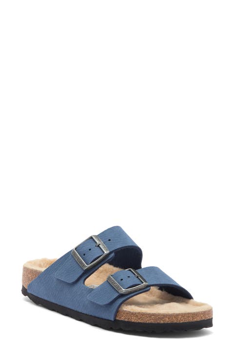 Arizona Genuine Shearling Lined Slide Sandal - Discontinued (Women)