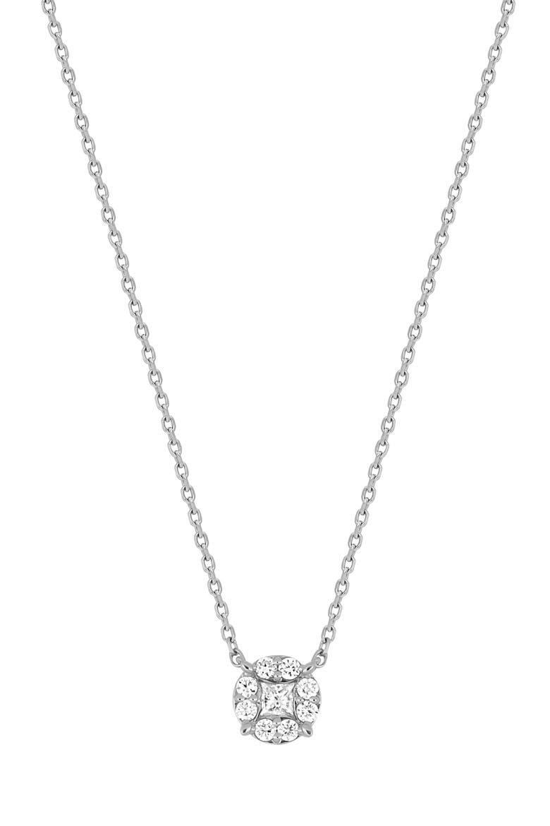 Mika Diamond Pendant Necklace, Main, color, 18K WHITE GOLD