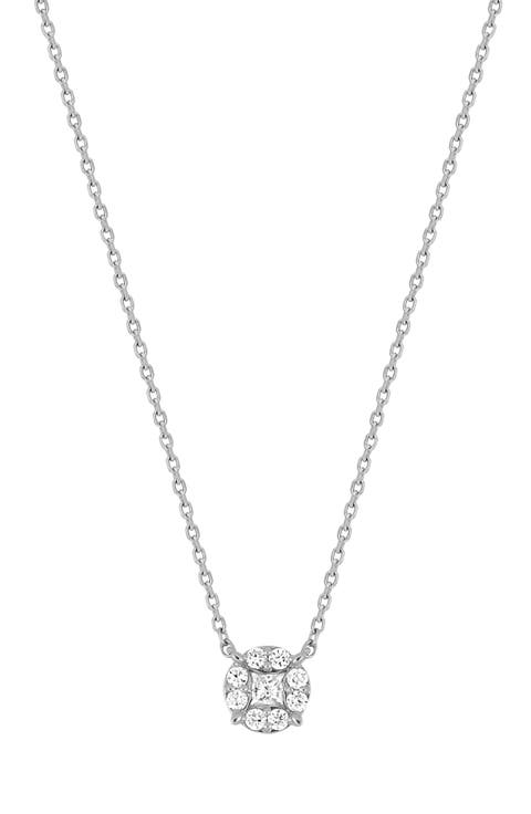 Mika Diamond Pendant Necklace