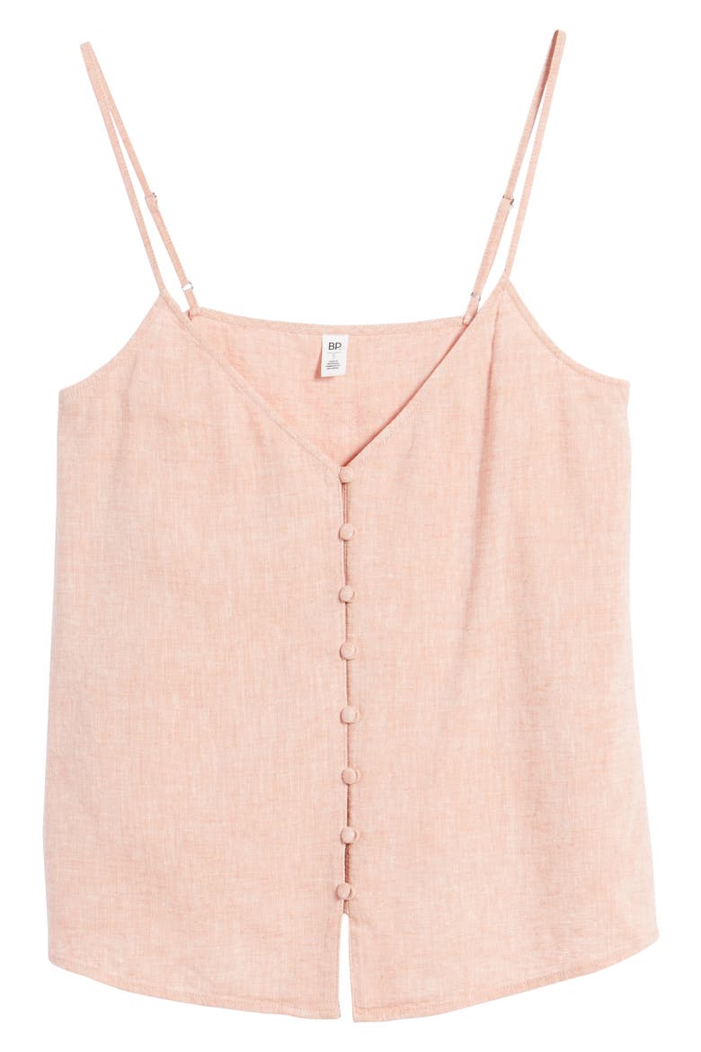 Button Front Camisole, Alternate, color, PINK DAWN CROSSDYE
