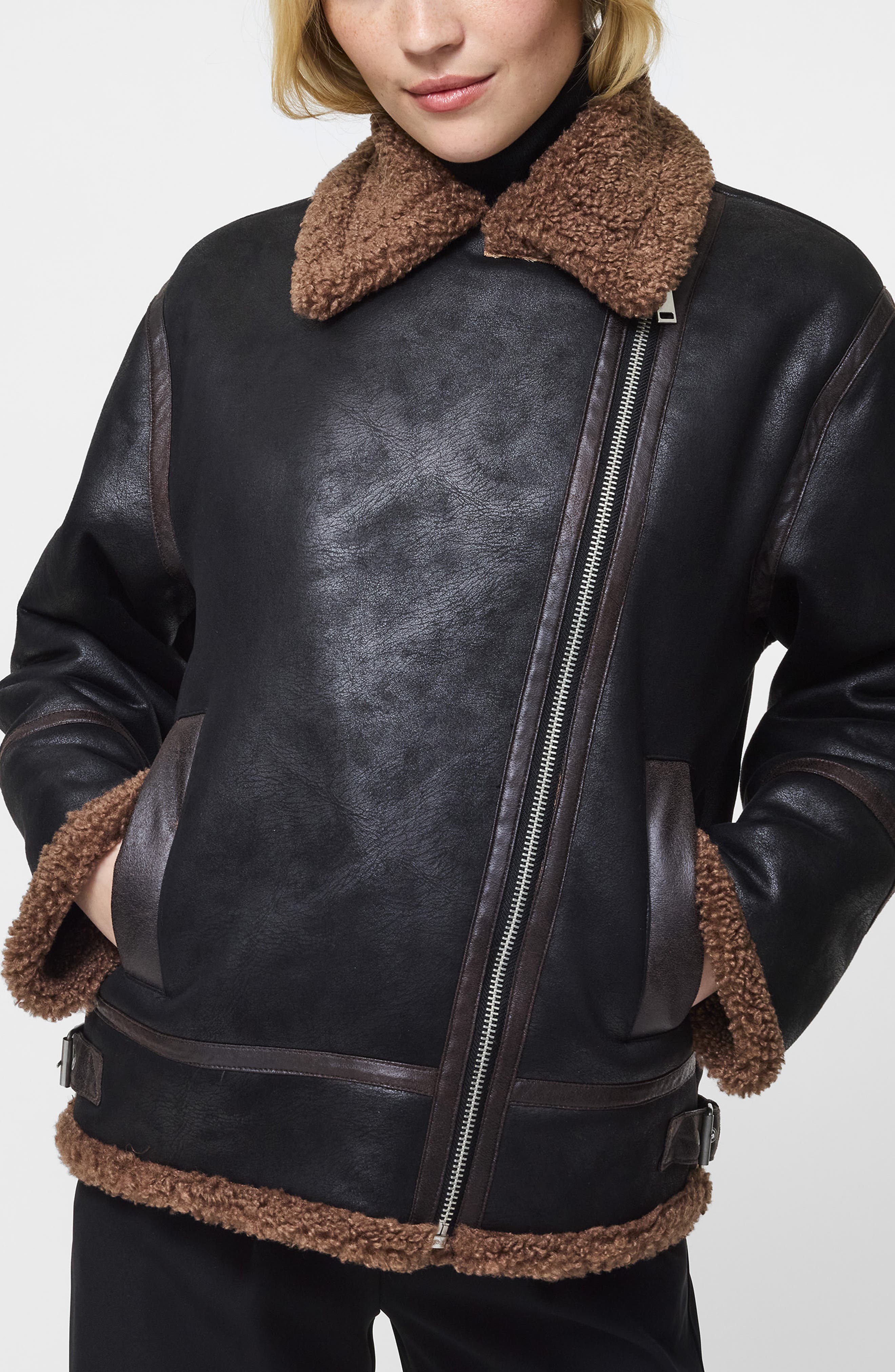 Faux Shearling Jacket