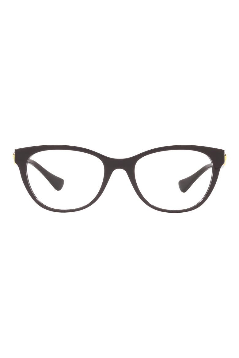 53mm Cat Eye Optical Glasses, Main, color, PLUM