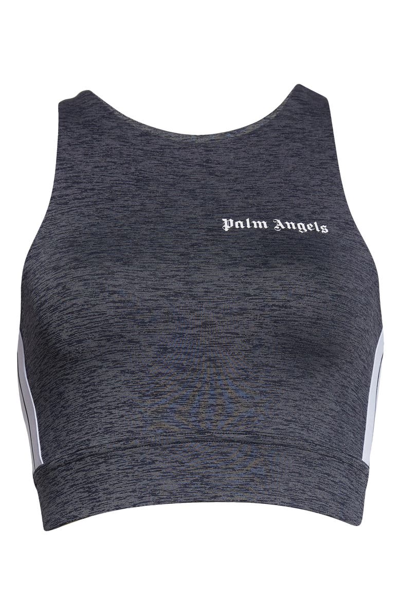 Palm Angels College Crop Cotton Muscle Tank, Alternate, color,