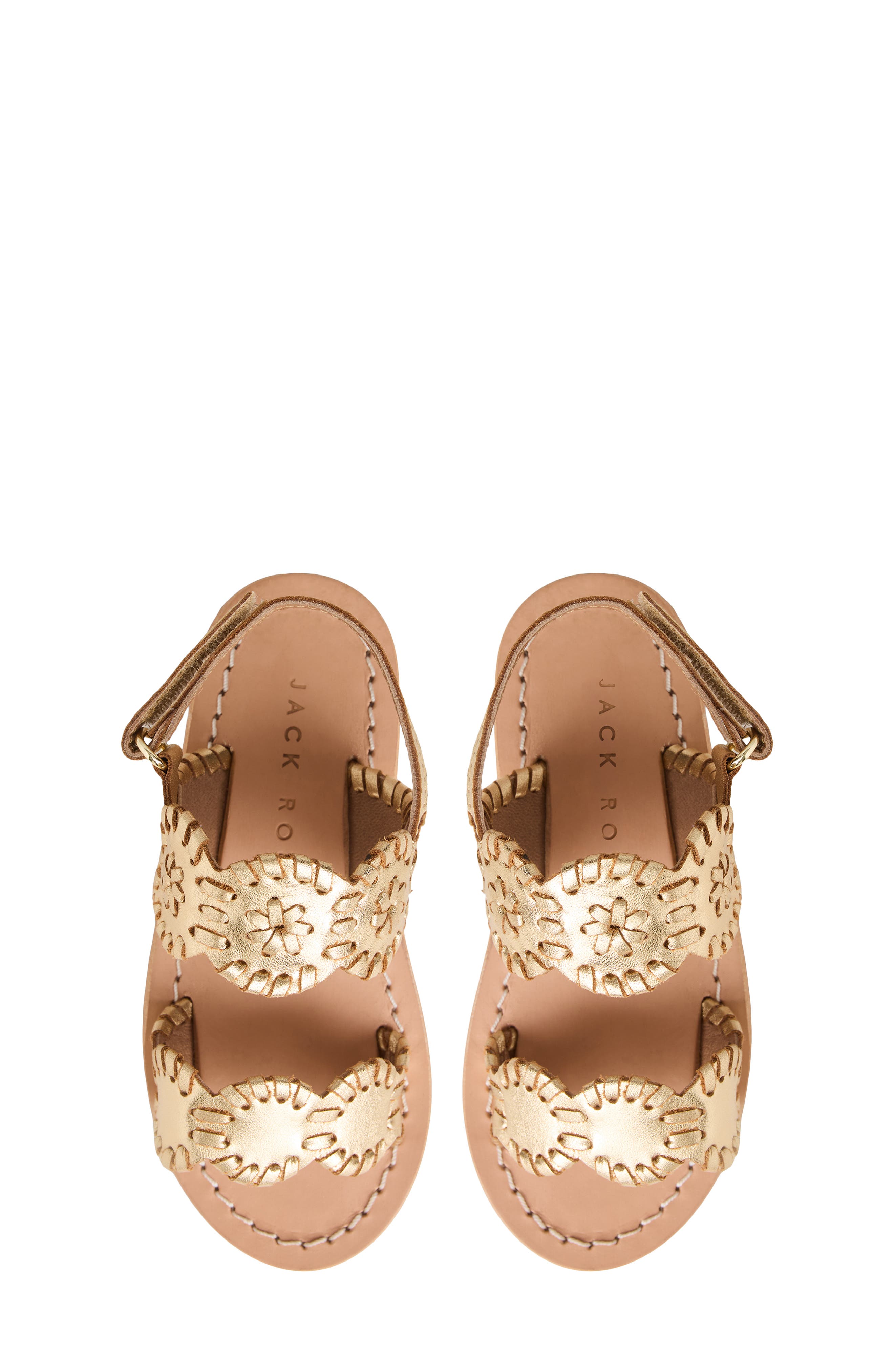 Kids' Lauren Slingback Sandal, Alternate, color, PLATINUM