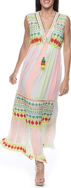 RANEES Floral Cotton Sundress