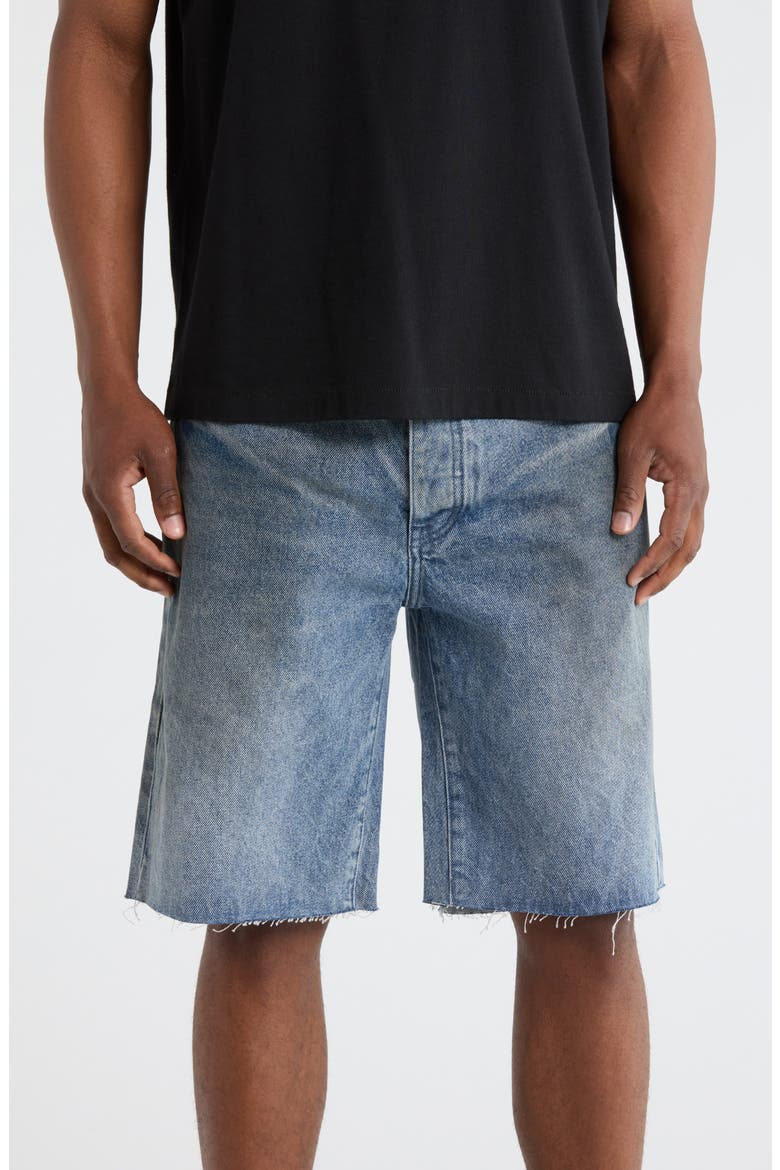 Ferrous Steel Denim Shorts, Main, color, MID INDIGO