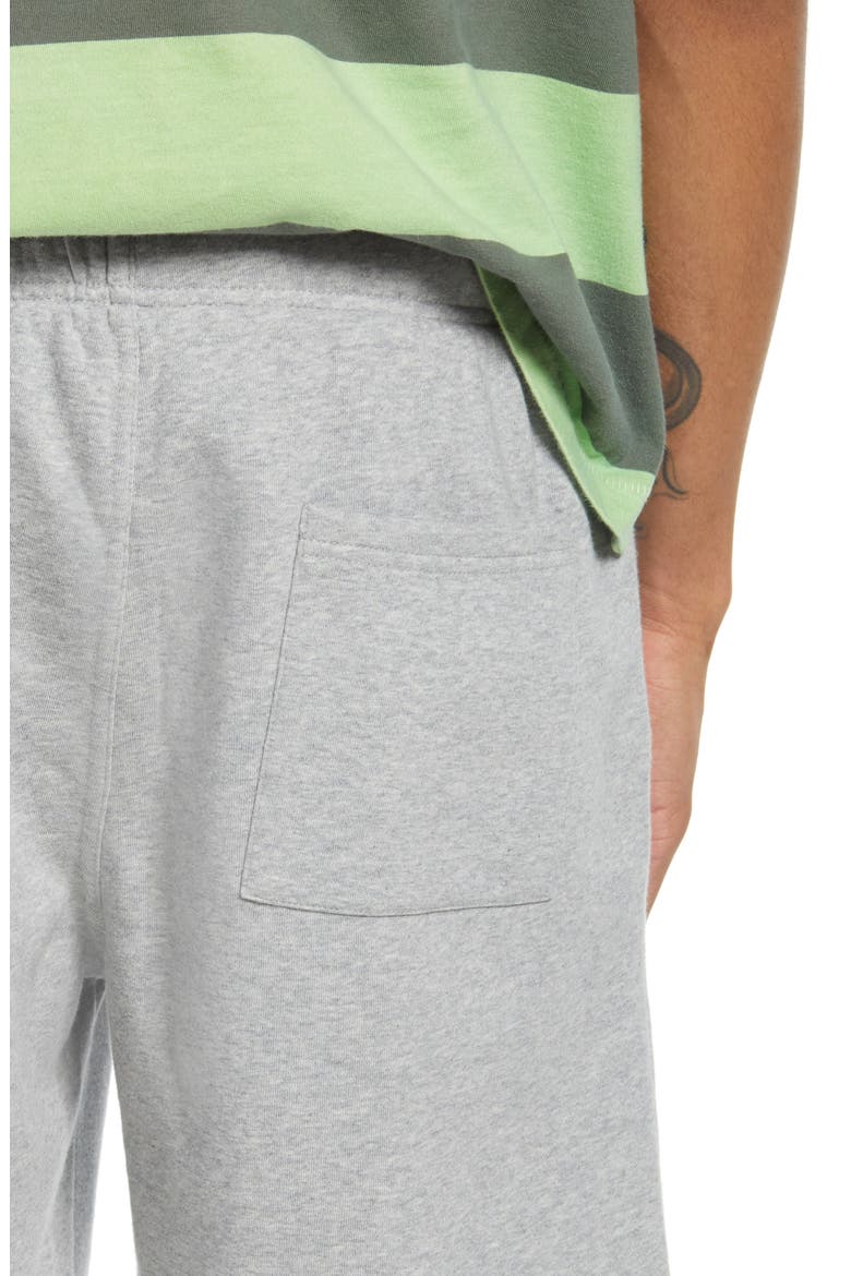 Men's Fleece Drawstring Shorts, Alternate, color, GREY HEATHER