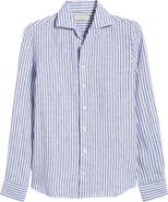 Aurélien Seaside Linen Button-Up Shirt