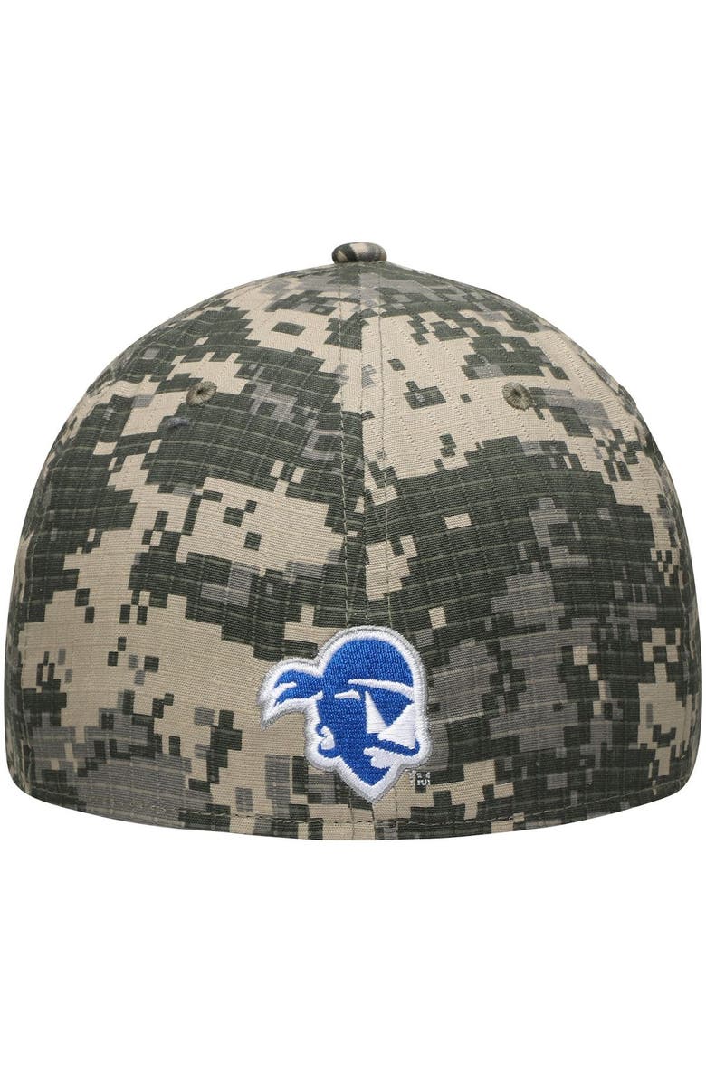 Under Armour Men's Under Armour Camo Seton Hall Pirates On-Field Baseball Fitted Hat, Alternate, color,