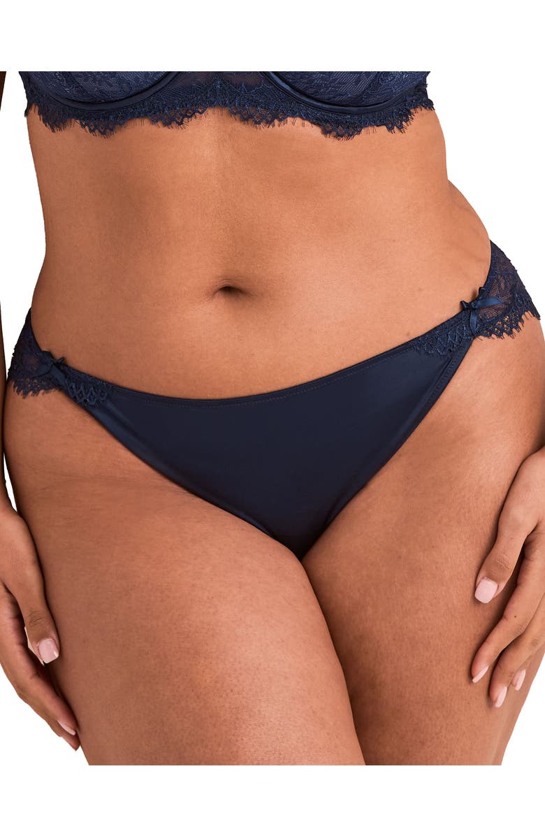 Adore Me Karah Cheeky Panties, Main, color, Dark Blue
