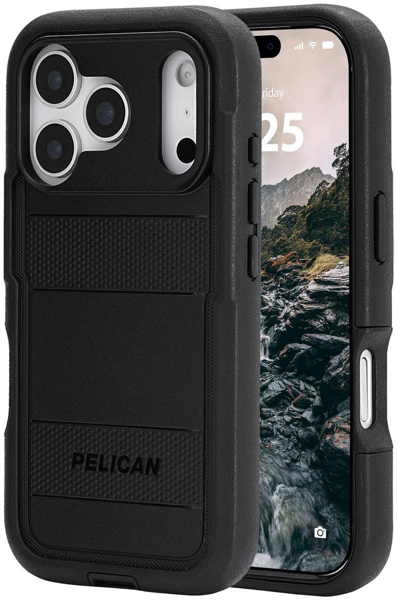 Pelican Voyager MagSafe Case with Holster, Alternate, color, Black