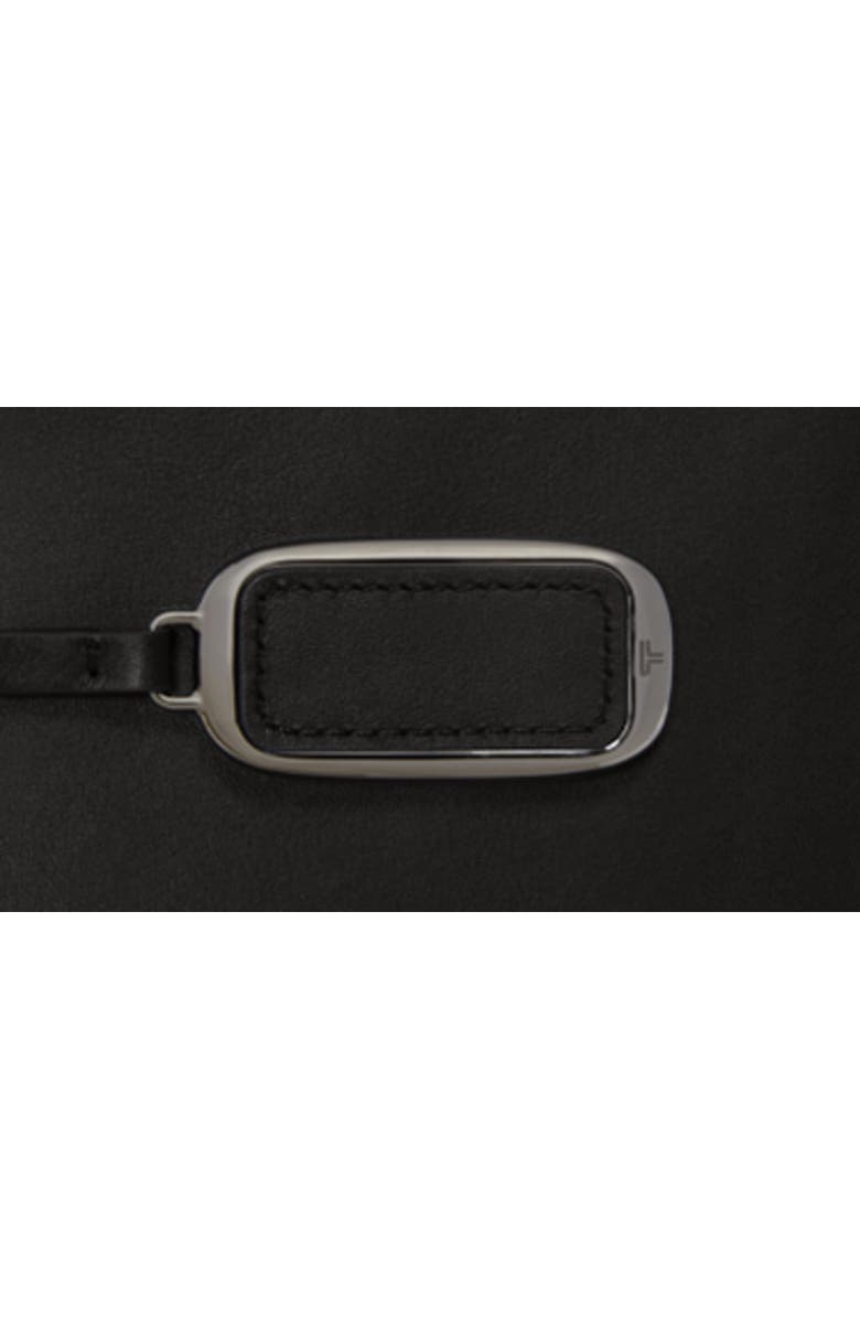 TUMI Raina Large Leather Backpack, Alternate, color, Black/ Gunmetal