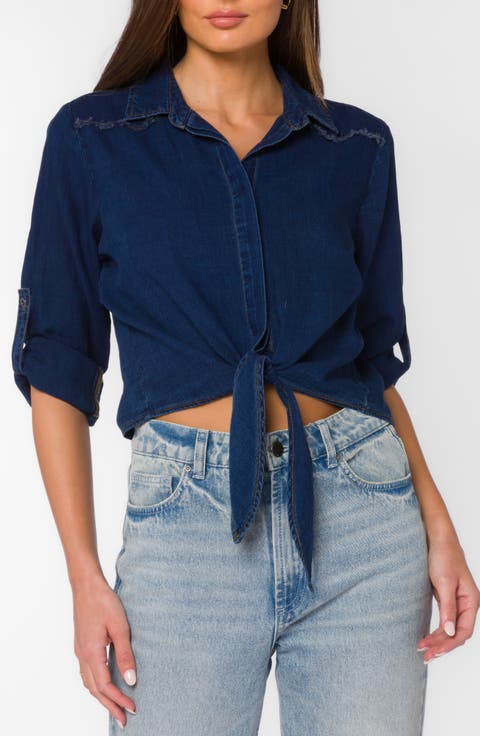 Persefoni Tie Front Shirt