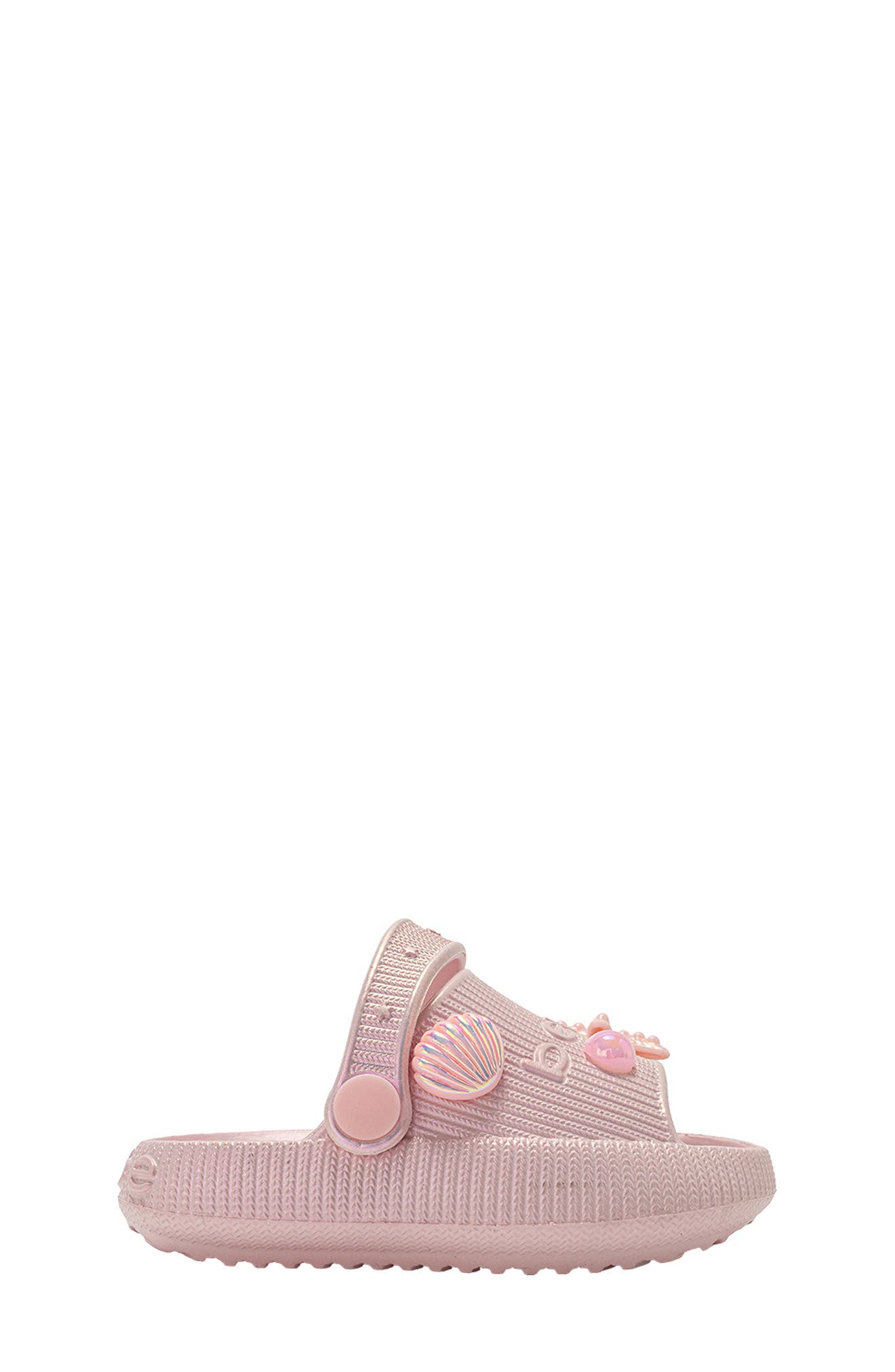 Kids' Aden Slide Sandal, Alternate, color, LIGHT PINK