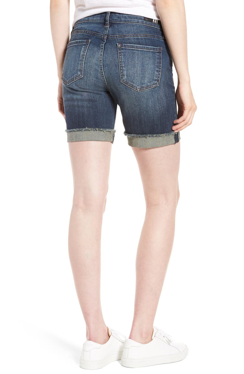 KUT from the Kloth Catherine Boyfriend Cutoff Shorts, Alternate, color, 