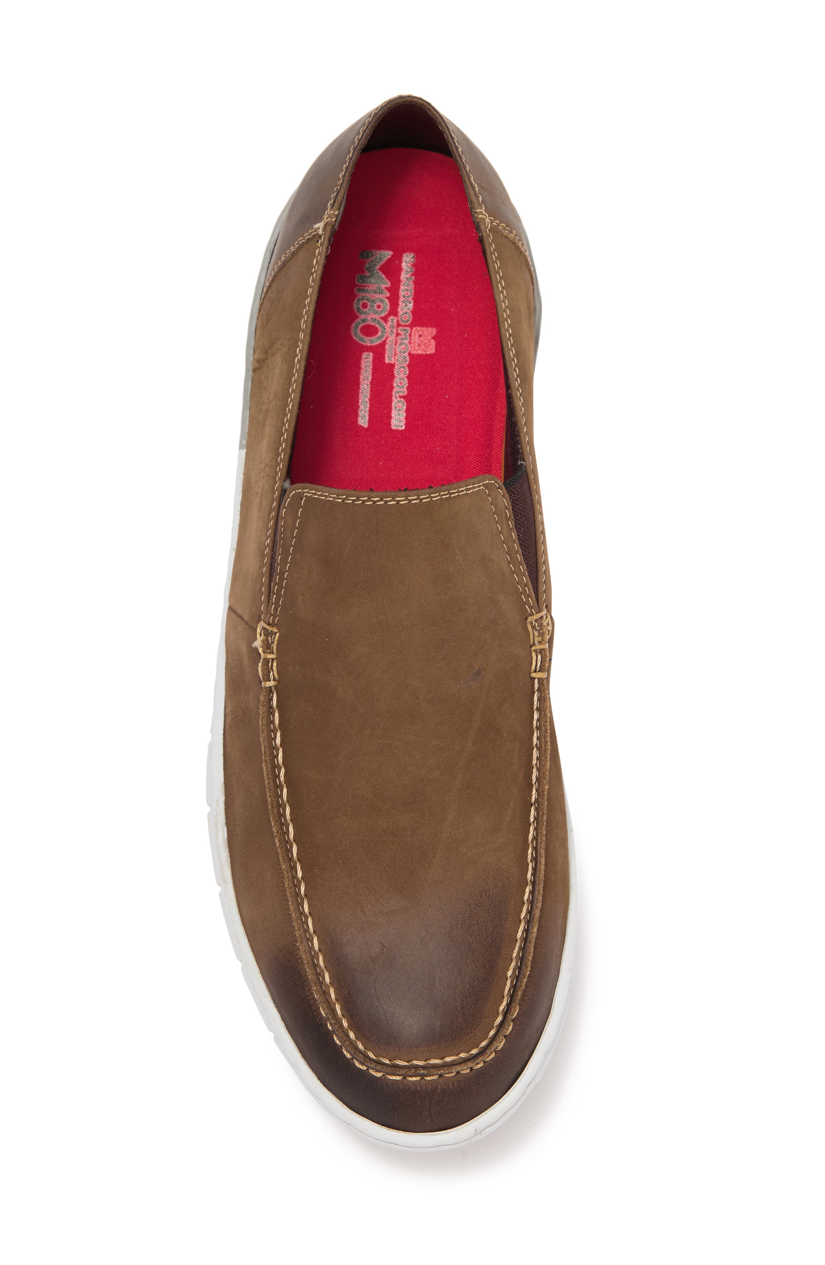 Sandro Moscoloni Double Gore Moc Toe Slip-On Loafer, Alternate, color, 
