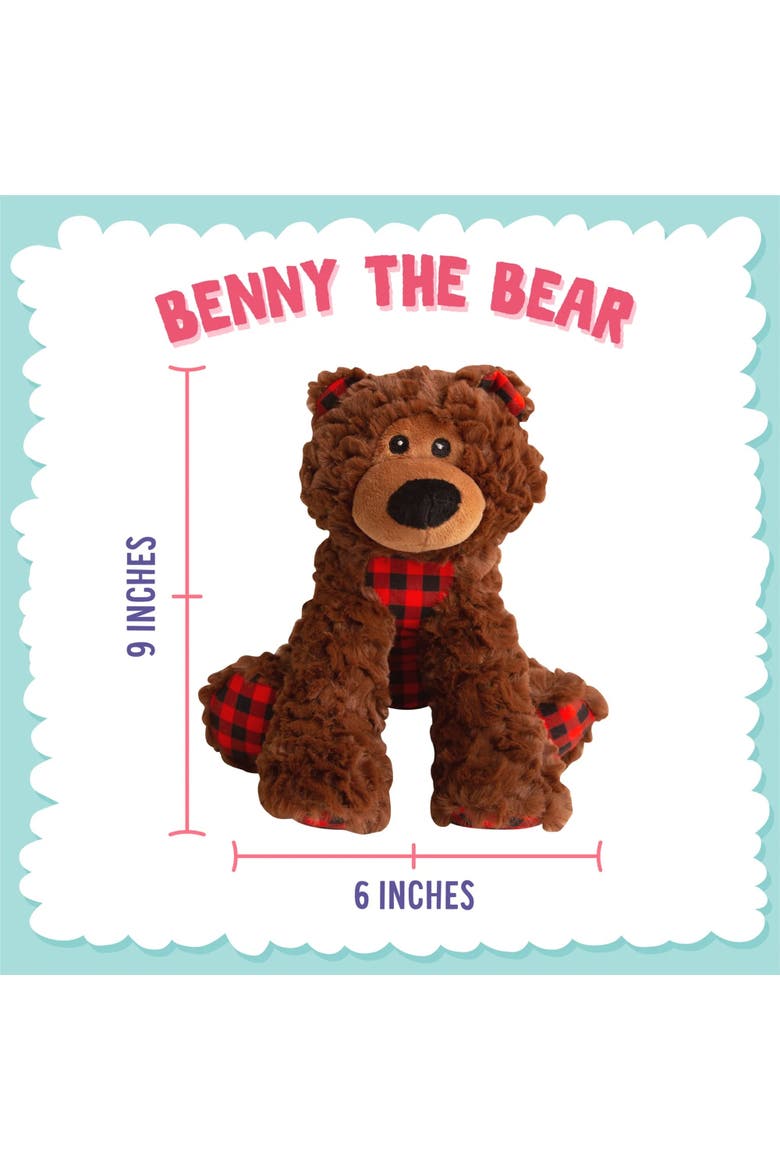 Plush Dog Toy, Alternate, color, Brown
