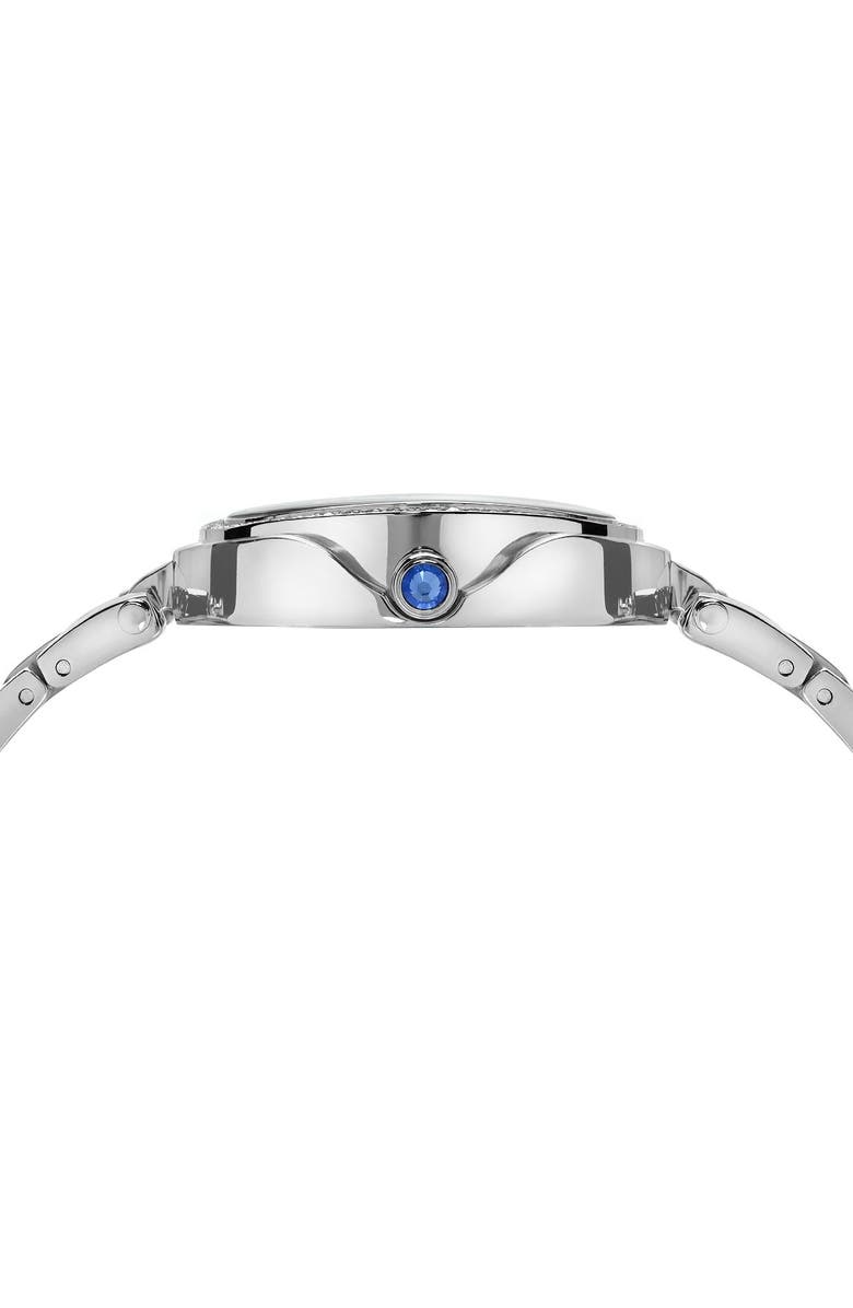 PORSAMO BLEU Women's South Sea Oval Swarovski Crystal Bracelet Watch, 30.75mm, Alternate, color, 
