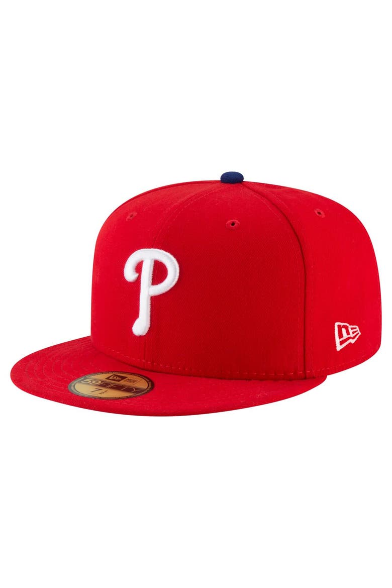 Men's New Era Bryce Harper Red Philadelphia Phillies 2025 Player’s Weekend 59FIFTY Fitted Hat, Alternate, color, Red