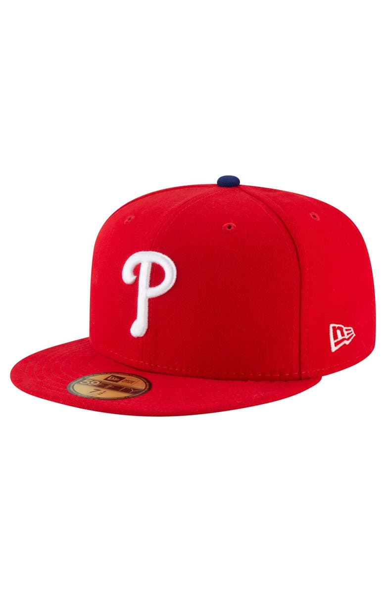 New Era Men's New Era Bryce Harper Red Philadelphia Phillies 2025 Player’s Weekend 59FIFTY Fitted Hat, Alternate, color, Red