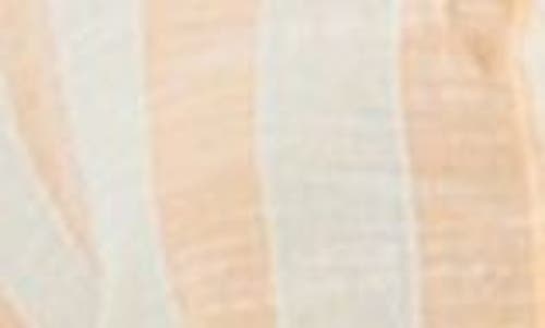 Rip Curl Havana Stripe Cotton & Linen Shirt In Pink